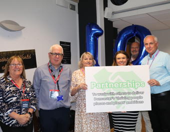 WOW 10 year anniversary celebrations with Partnerships board