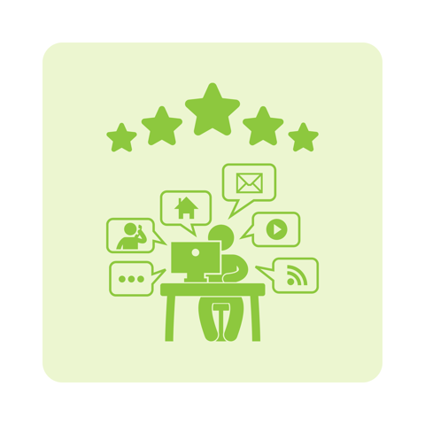 Person online icon